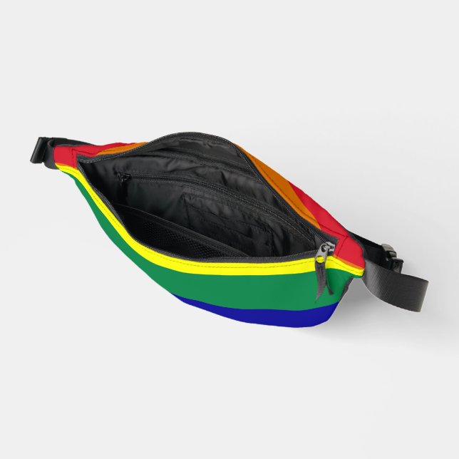 Rainbow Flag Fanny Pack (Open)