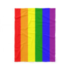 Rainbow flag fleece blanket