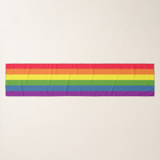 Rainbow Flag Gay Pride Celebration Scarf