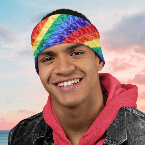 Rainbow Flag Gay Pride Flag LGBTQ Retro Classic Bandana