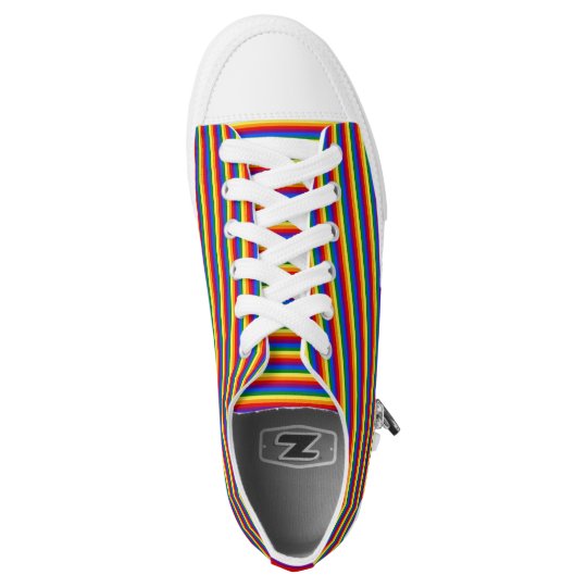 rainbow flag shoes
