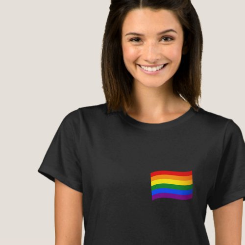 Rainbow Flag Gay Pride LGBT Love is Love LGBTQ T_Shirt