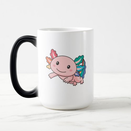 Rainbow Flag Gay Pride Lgbtq Axolotl Magic Mug