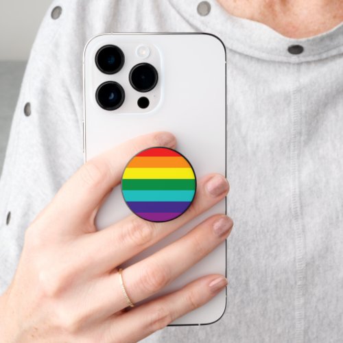 Rainbow Flag Gay Pride LGBTQ Community PopSocket