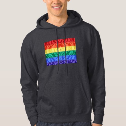 Rainbow Flag Gay Pride LGBTQ LGBT love is love Hoodie