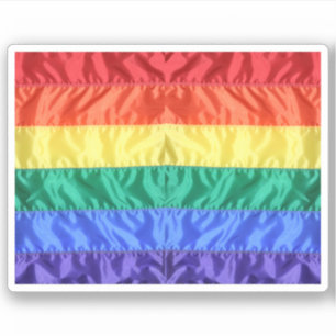 Rainbow Flag Gay Pride LGBTQ LGBT love is love  Sticker
