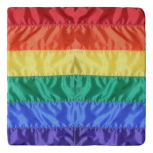 Rainbow Flag Gay Pride LGBTQ LGBT love is love Trivet
