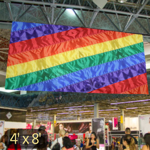 Rainbow flag gay pride rainbow stripes LGBT LGBTQ Banner