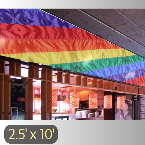 Rainbow flag gay pride rainbow stripes LGBT LGBTQ  Banner