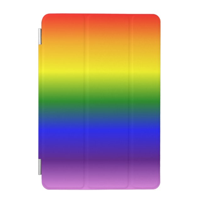 Rainbow Flag Gradient Pattern iPad Mini Cover (Front)