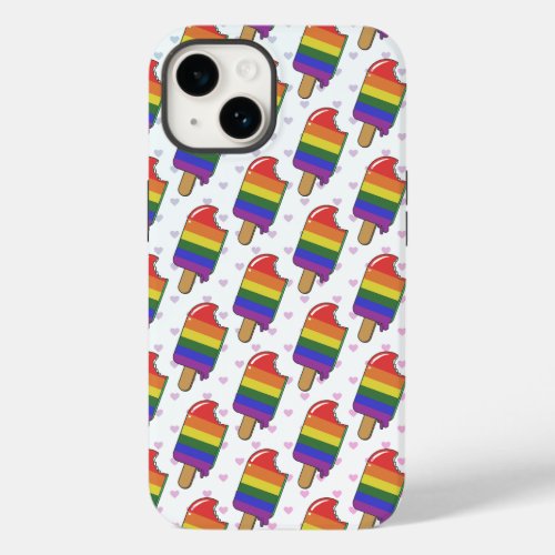Rainbow Flag Ice Lollies Pattern Case_Mate iPhone 14 Case