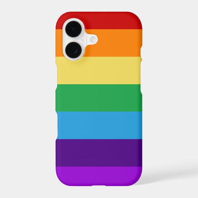Rainbow flag iphone case (Back)