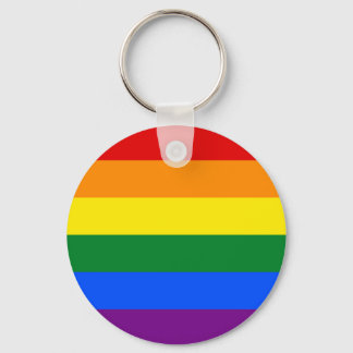 Rainbow Flag Keychain