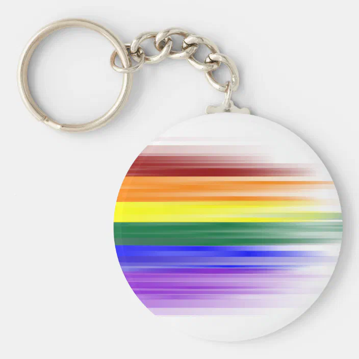LGBT keychain Pride Gay Lesbian Rainbow keytag key ring accesories men women