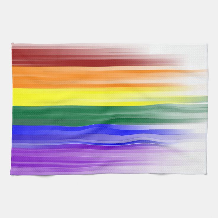 Rainbow Flag Kitchen Towel Zazzle
