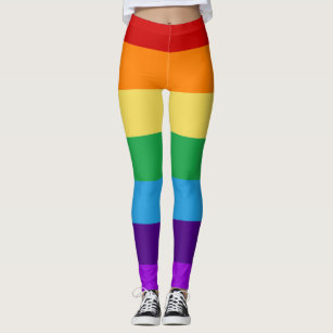 Rainbow Leggings Cat Leggings Rainbow Pants, Rainbow Pride