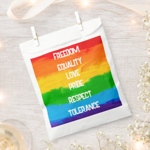 Rainbow Flag LGBT Favor Bag – Pride Party Gift