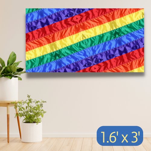 Rainbow flag LGBT rainbow stripes gay pride LGBTQ  Banner