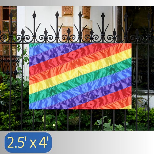 Rainbow flag LGBT rainbow stripes gay pride LGBTQ Banner