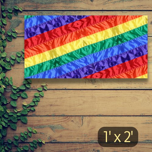 Rainbow flag LGBT rainbow stripes gay pride LGBTQ  Banner