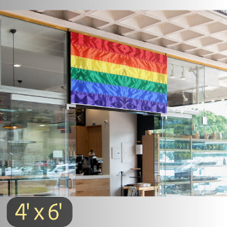 Rainbow flag LGBTQ rainbow stripes gay pride LGBT