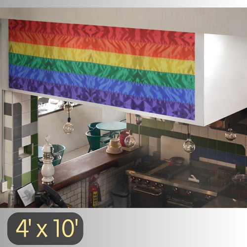 Rainbow flag LGBTQ rainbow stripes LGBT gay pride  Banner