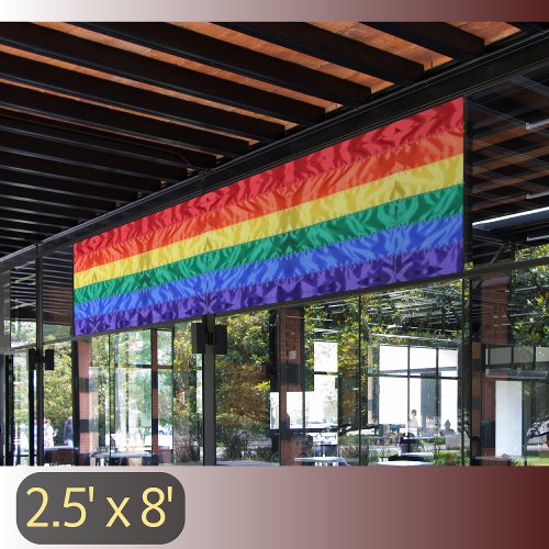 Rainbow flag LGBTQ rainbow stripes LGBT gay pride Banner