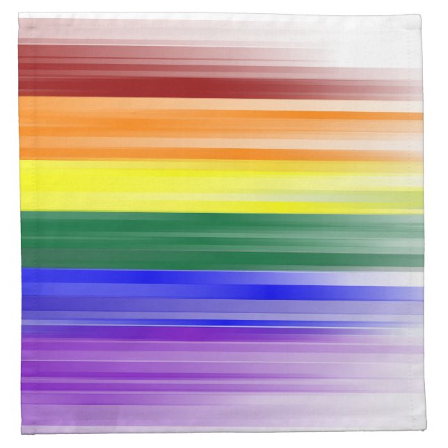 Rainbow Flag Napkins (Cloth) (Front)