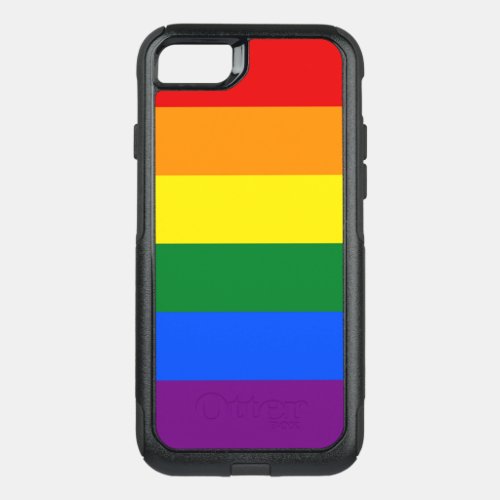 Rainbow Flag OtterBox Commuter iPhone SE87 Case