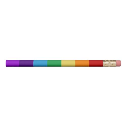 Rainbow flag pencil