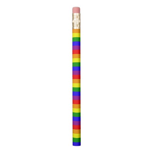 Rainbow flag pencils