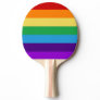 Rainbow flag ping pong paddle