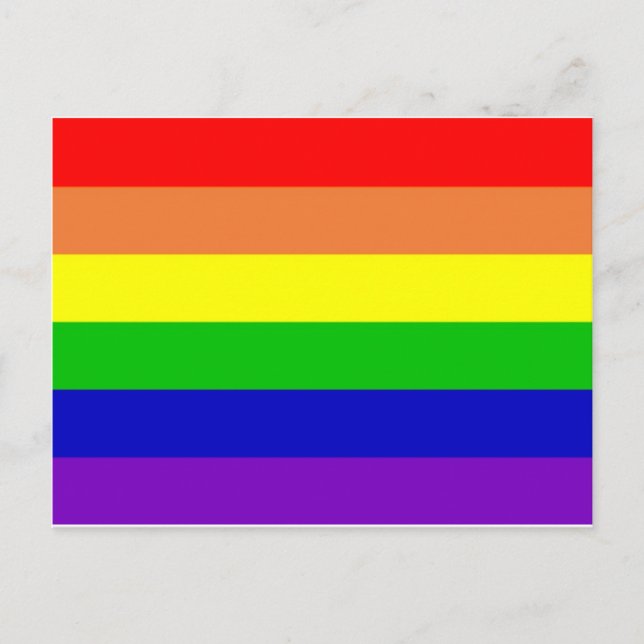 Rainbow Flag Postcard (Front)