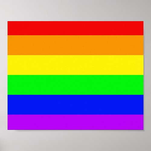 Rainbow Flag Poster