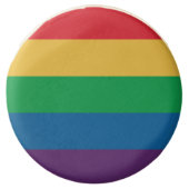 Rainbow Flag Pride Chocolate Dipped Oreo Cookie (Front)