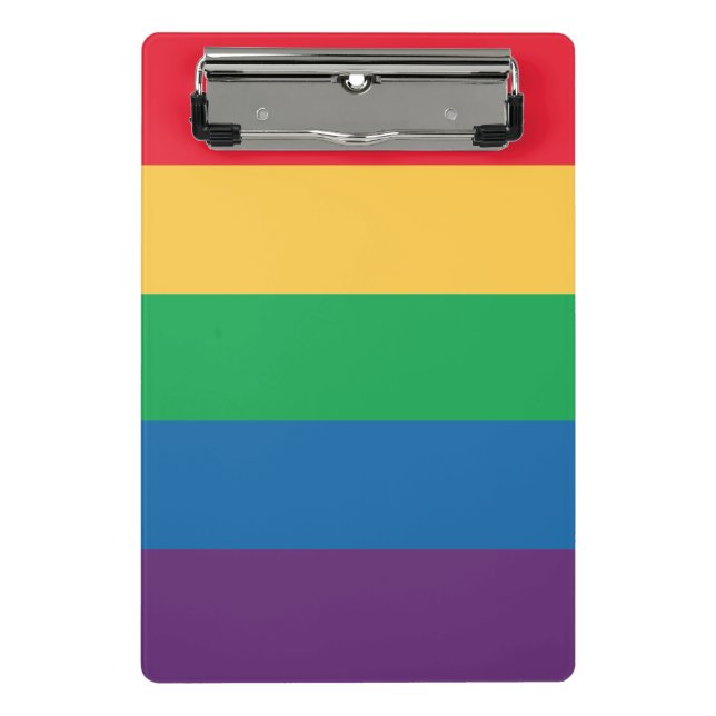 Rainbow Flag Pride Clipboard (Front)