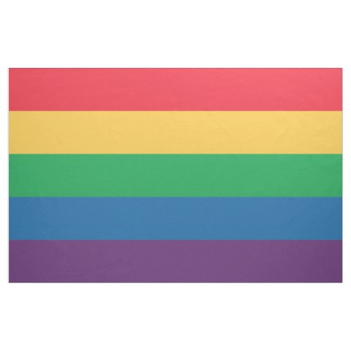 Rainbow Flag Pride Fabric Yard