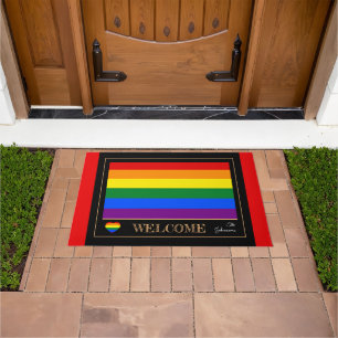 Rainbow Flag & Pride House Mats / LGBT Doormat