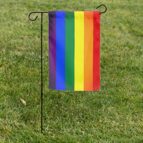 Rainbow Flag  Pride parade Garden LGBT community