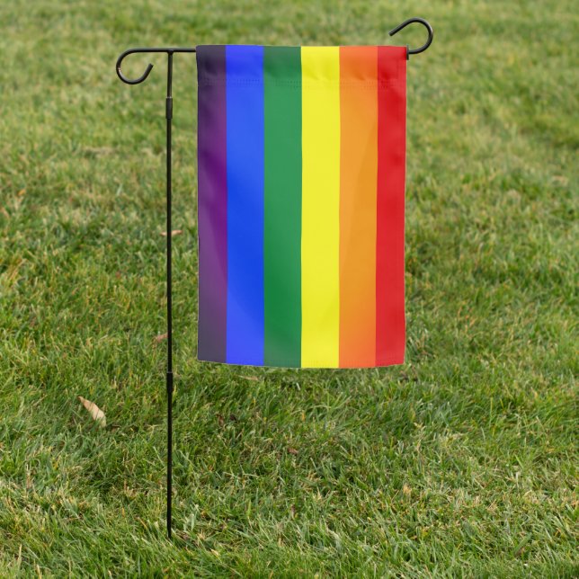Rainbow Flag & Pride parade Garden /LGBT community (In SItu)
