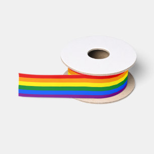 Rainbow Flag & Pride parade ribbon /LGBT community