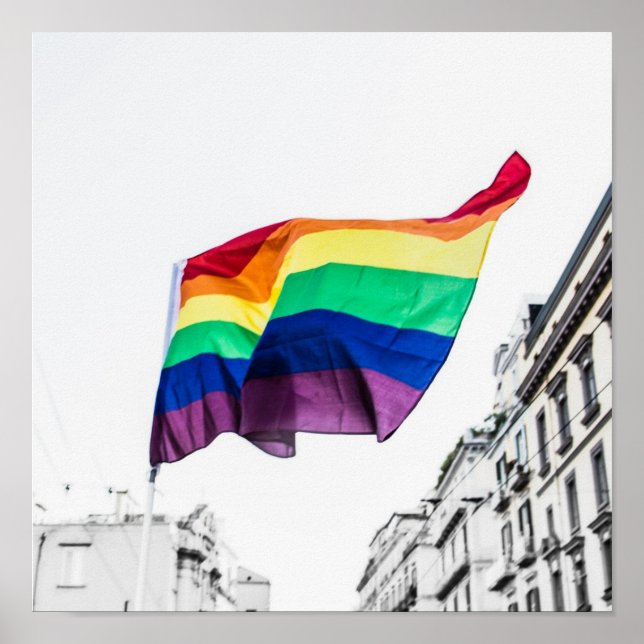 Rainbow Flag Pride Poster (Front)