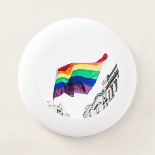Rainbow Flag Pride Wham_O Frisbee