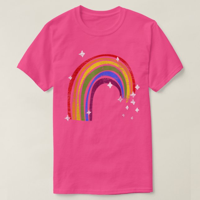 Rainbow Flag Rainbow Gay Pride Month Queer LGBTQ  T-Shirt (Design Front)