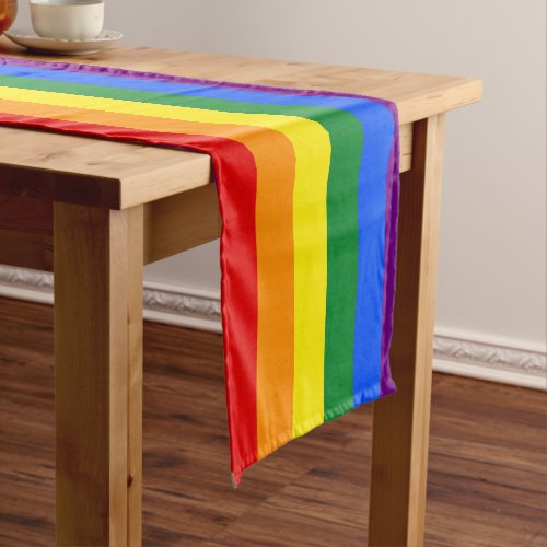 Rainbow Flag Short Table Runner