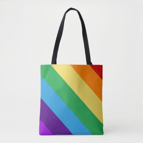 Rainbow flag shoulder bag