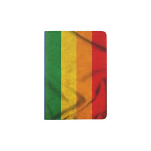 RAINBOW FLAG SQUARE CANVAS -.png Passport Holder