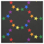 RAINBOW FLAG STARS II + your ideas Fabric