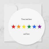 RAINBOW FLAG STARS + your ideas (Back)