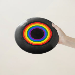 RAINBOW FLAG - STRIPES - LGBT colors Rings Wham-O Frisbee
